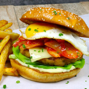 Chicken Egg Burger